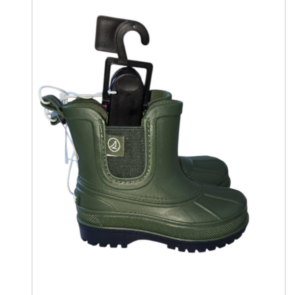 Sperry Toddler Green Waterproof Boots